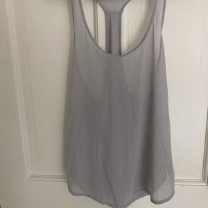 Gray Mesh Lululemon Tank